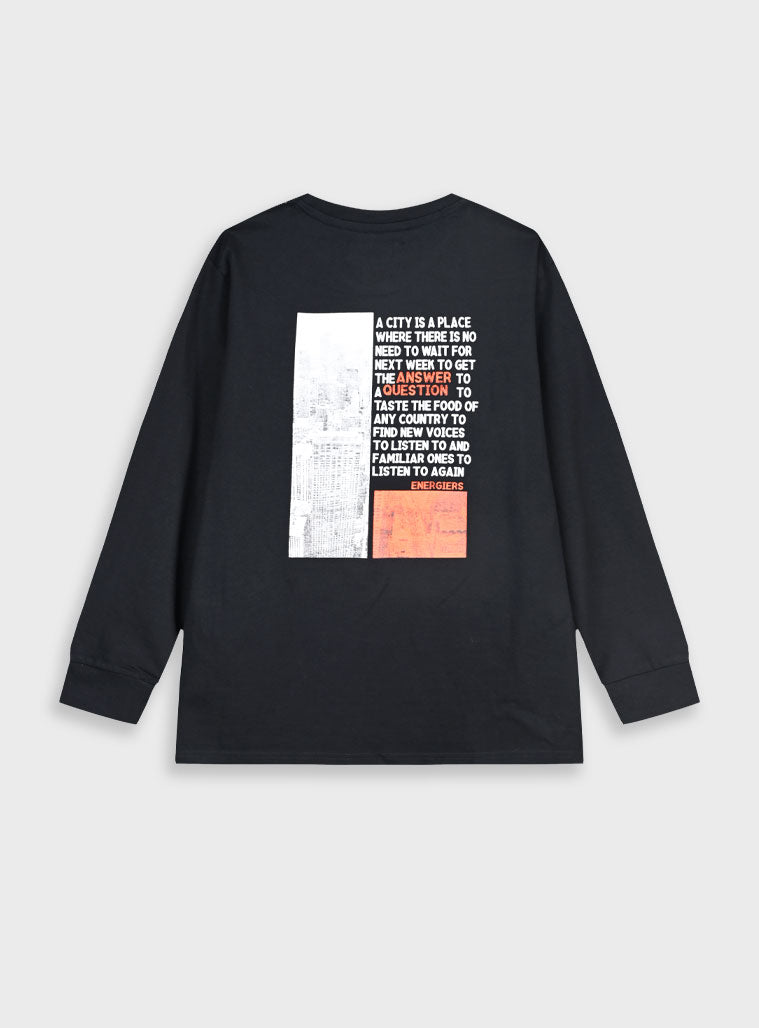 Children's Black Blouse For Boy