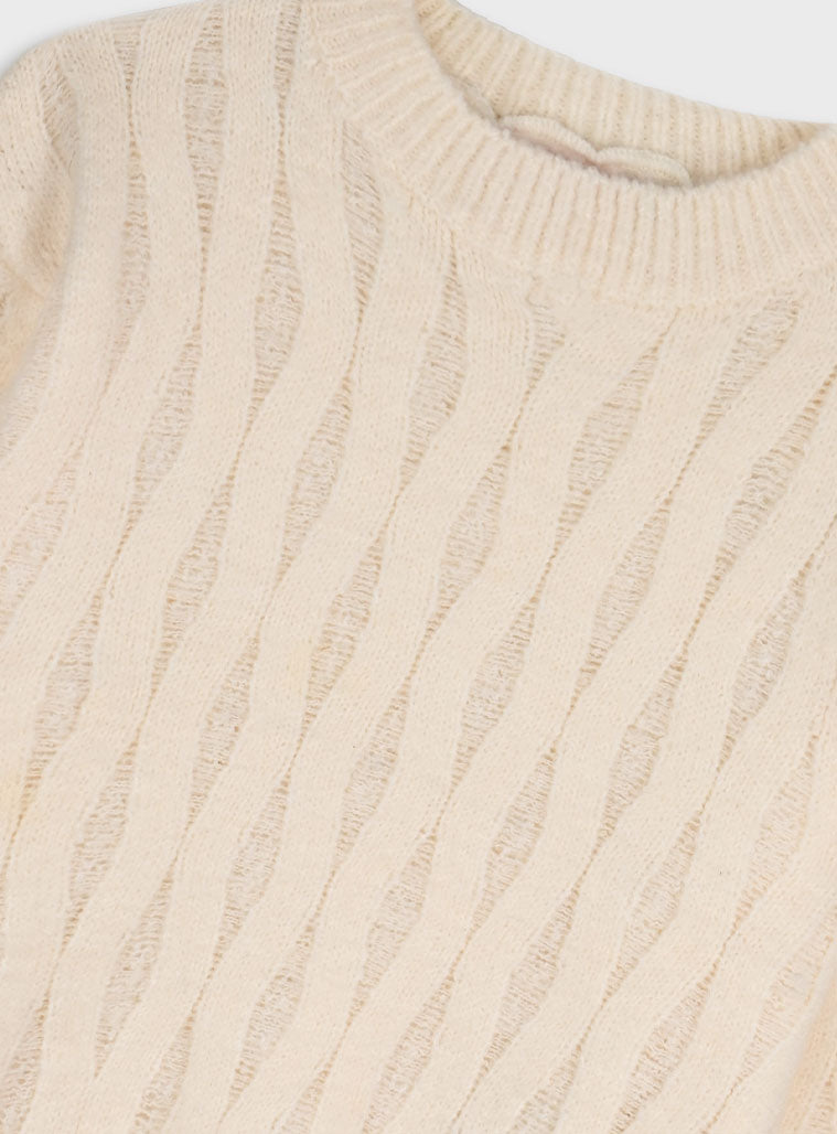 Children's Offwhite Blouse For Girl