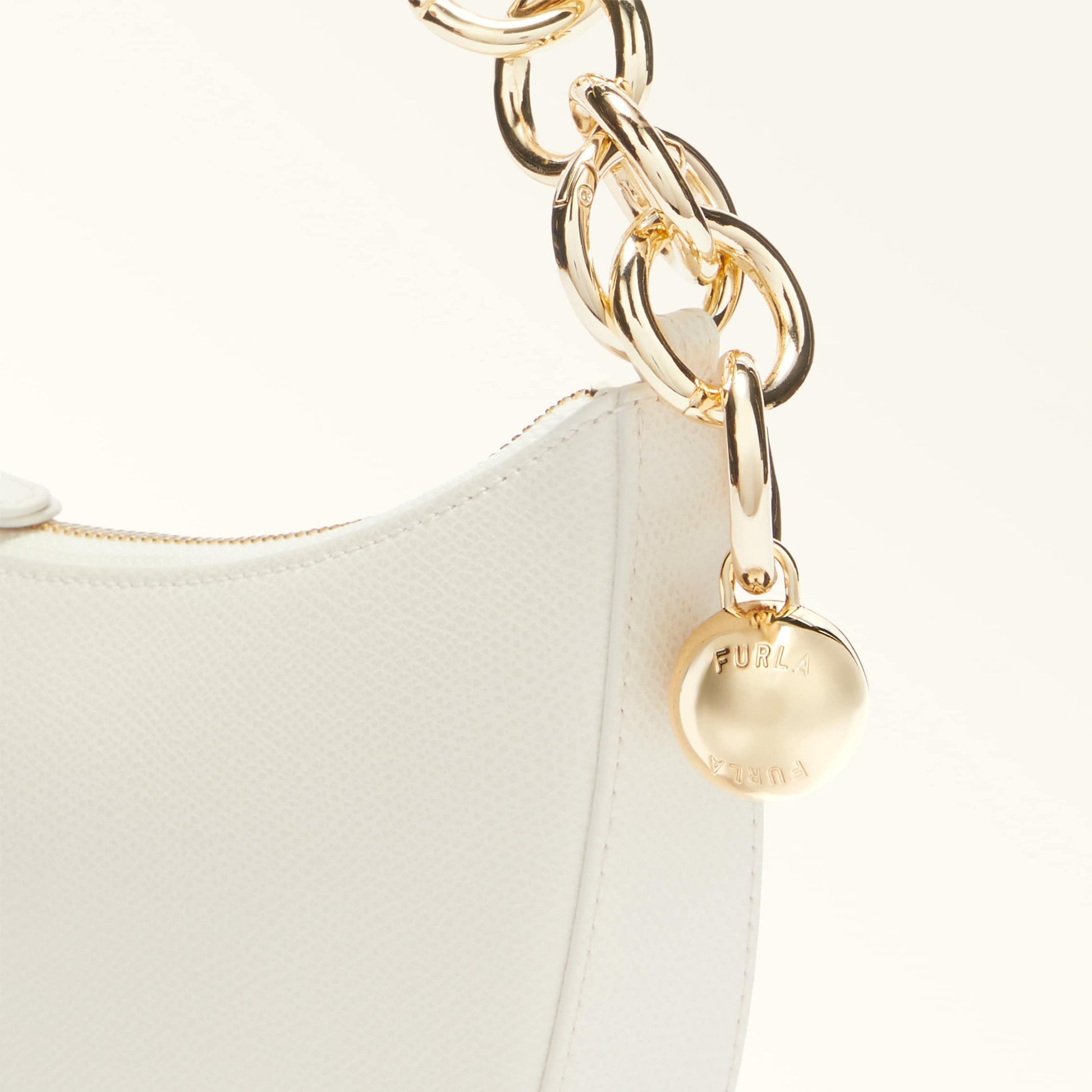 Shoulder Bag Furla Sfera Panna