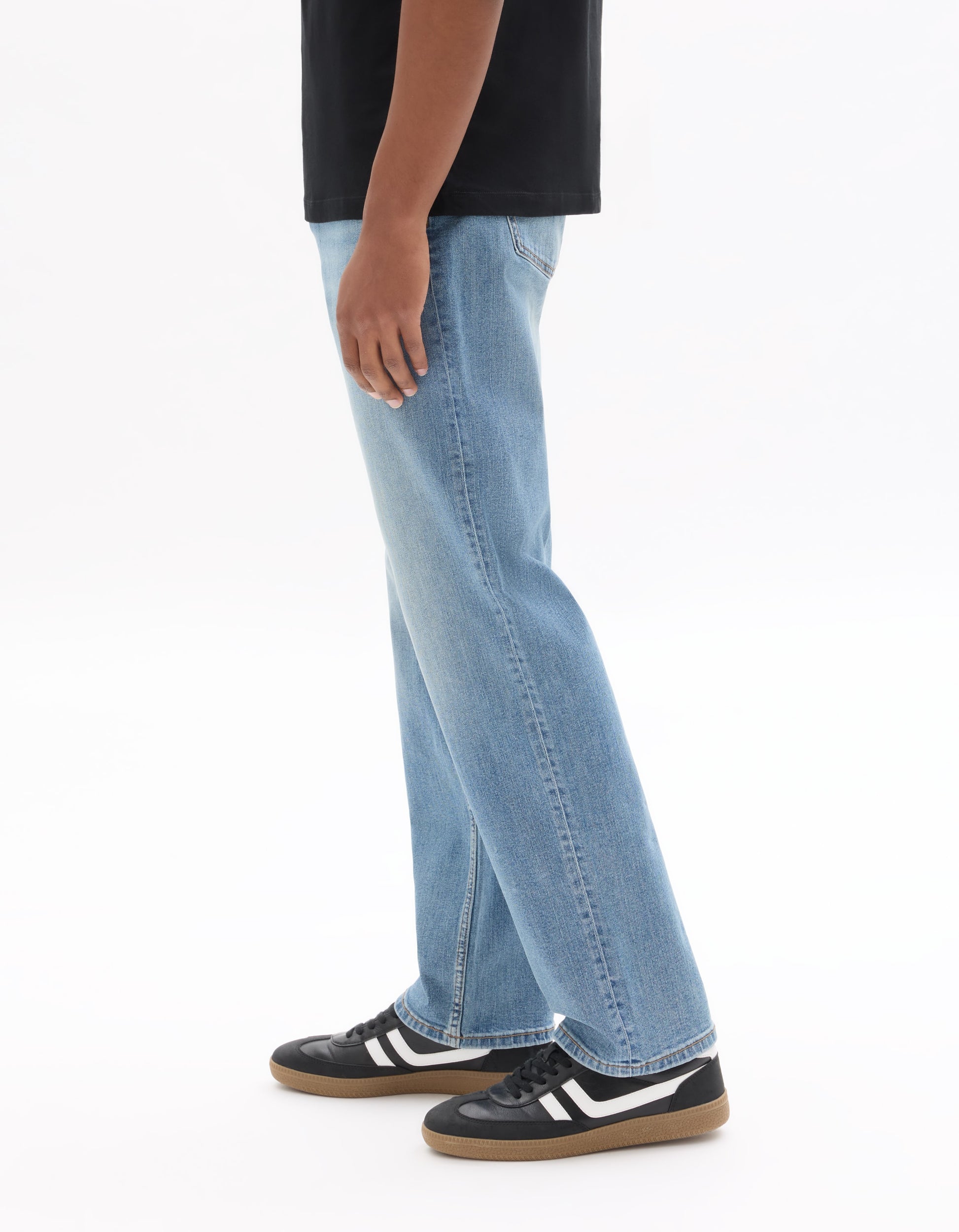 Bleached E26 jeans 1 length for men