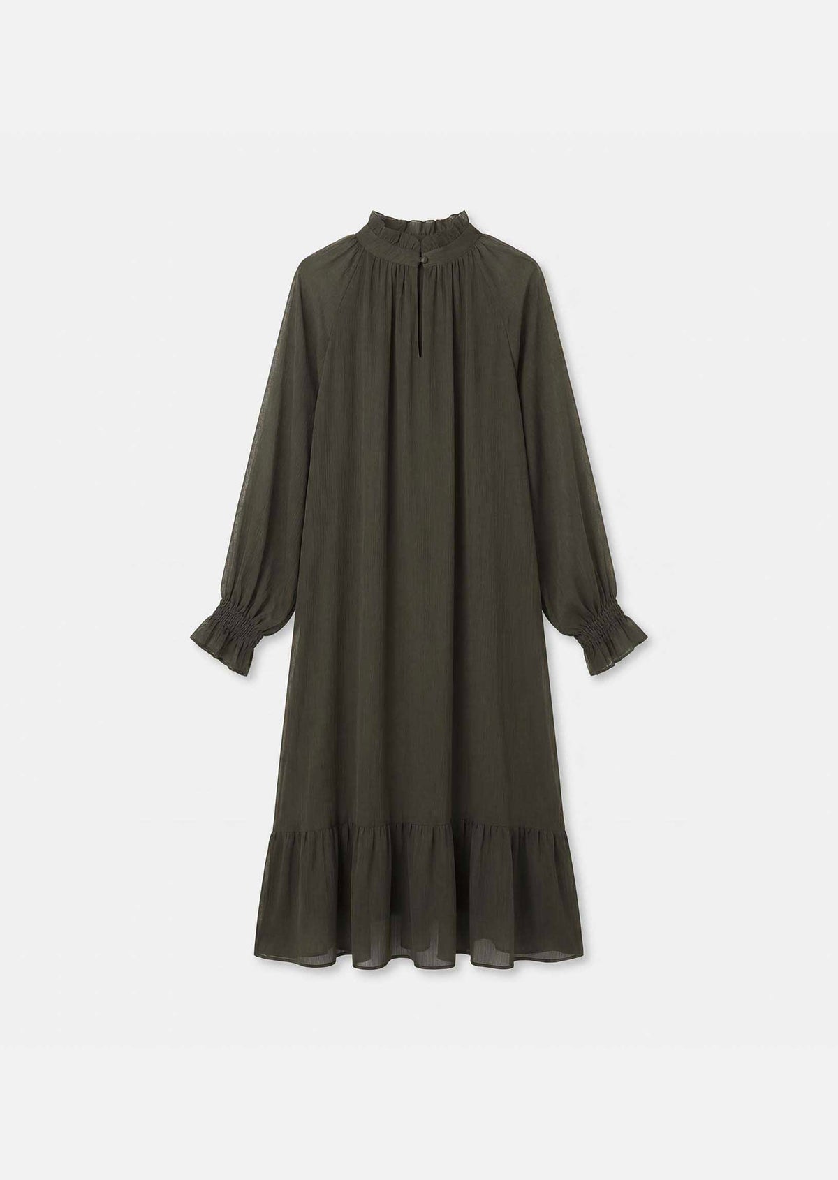 Romana dress in khaki by Tara Jarmon