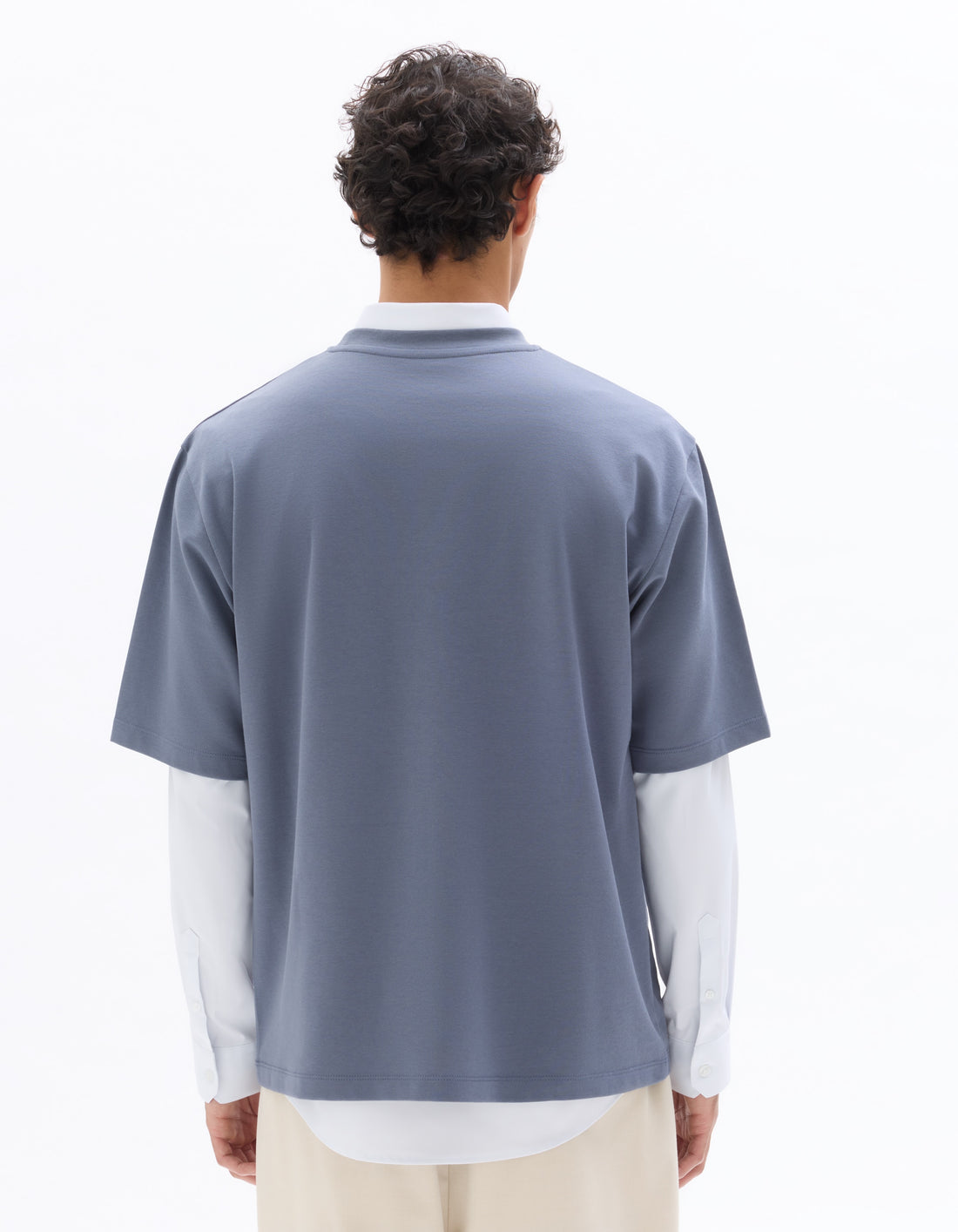 Celio Oversized Crew Neck T-shirt - Blue