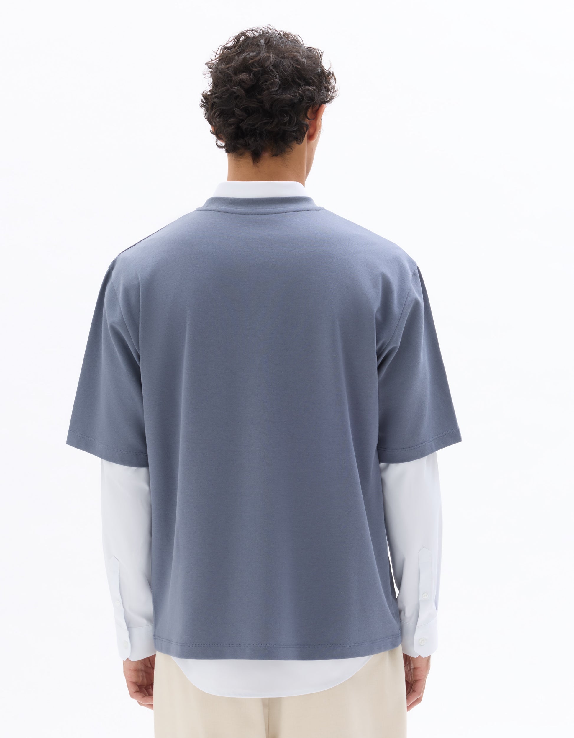 Celio Oversized Crew Neck T-shirt - Blue
