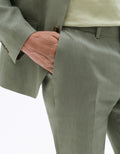 Slim-fit 100% Linen Suit Pants Celio