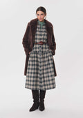 Retro dress in khaki by Tara Jarmon