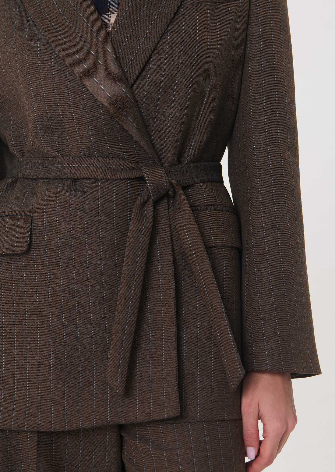 Virginie vest in brown by Tara Jarmon
