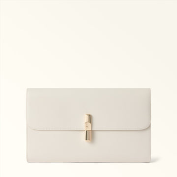 Furla Iride Clutch in White - Bags 