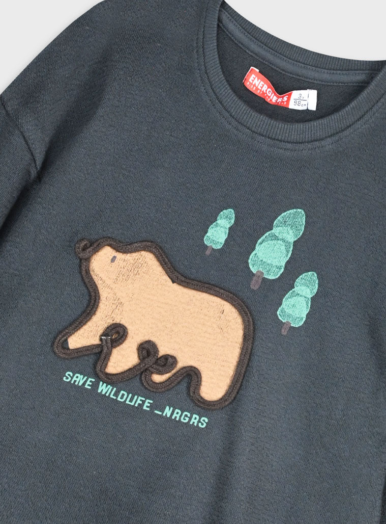 Children's Anthracite Blouse For Boy