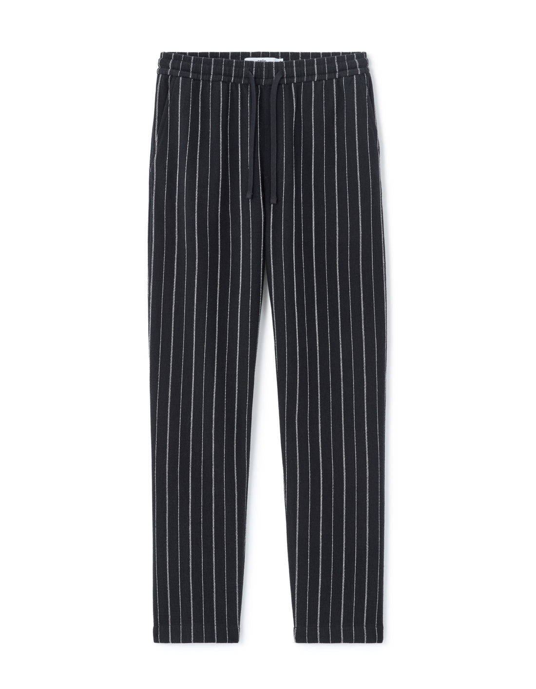 Celio Striped Straight Pants - Blue