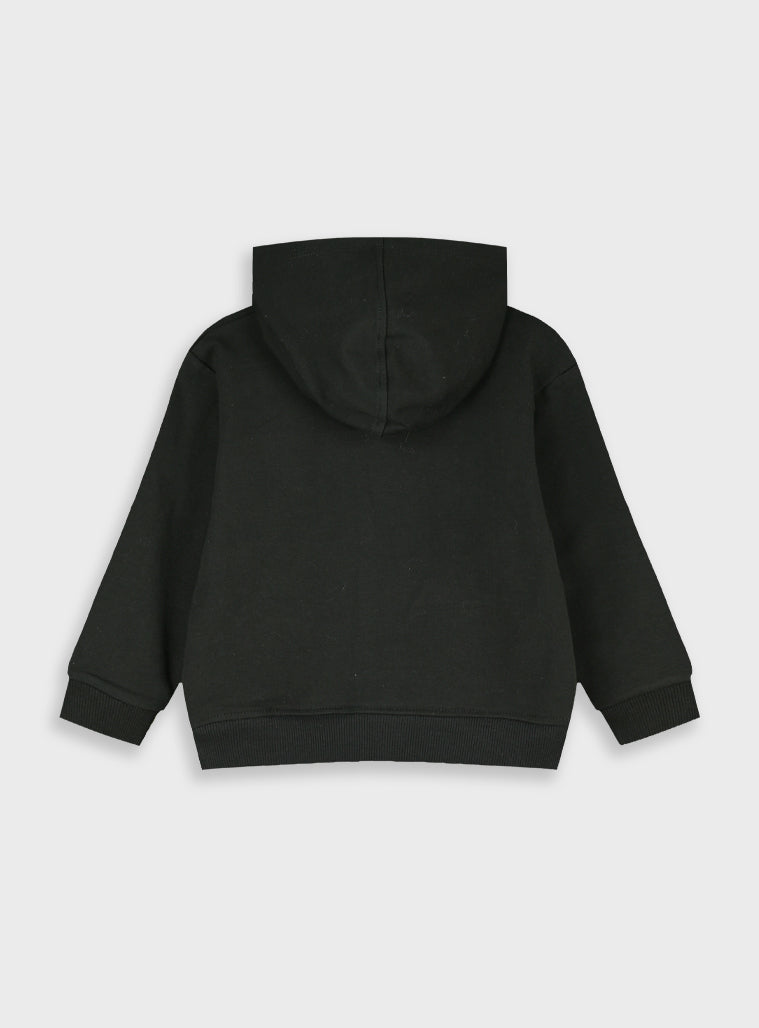 Cotton Girl Cardigan - Black