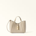 Furla Goccia S Tote in White - Bags 
