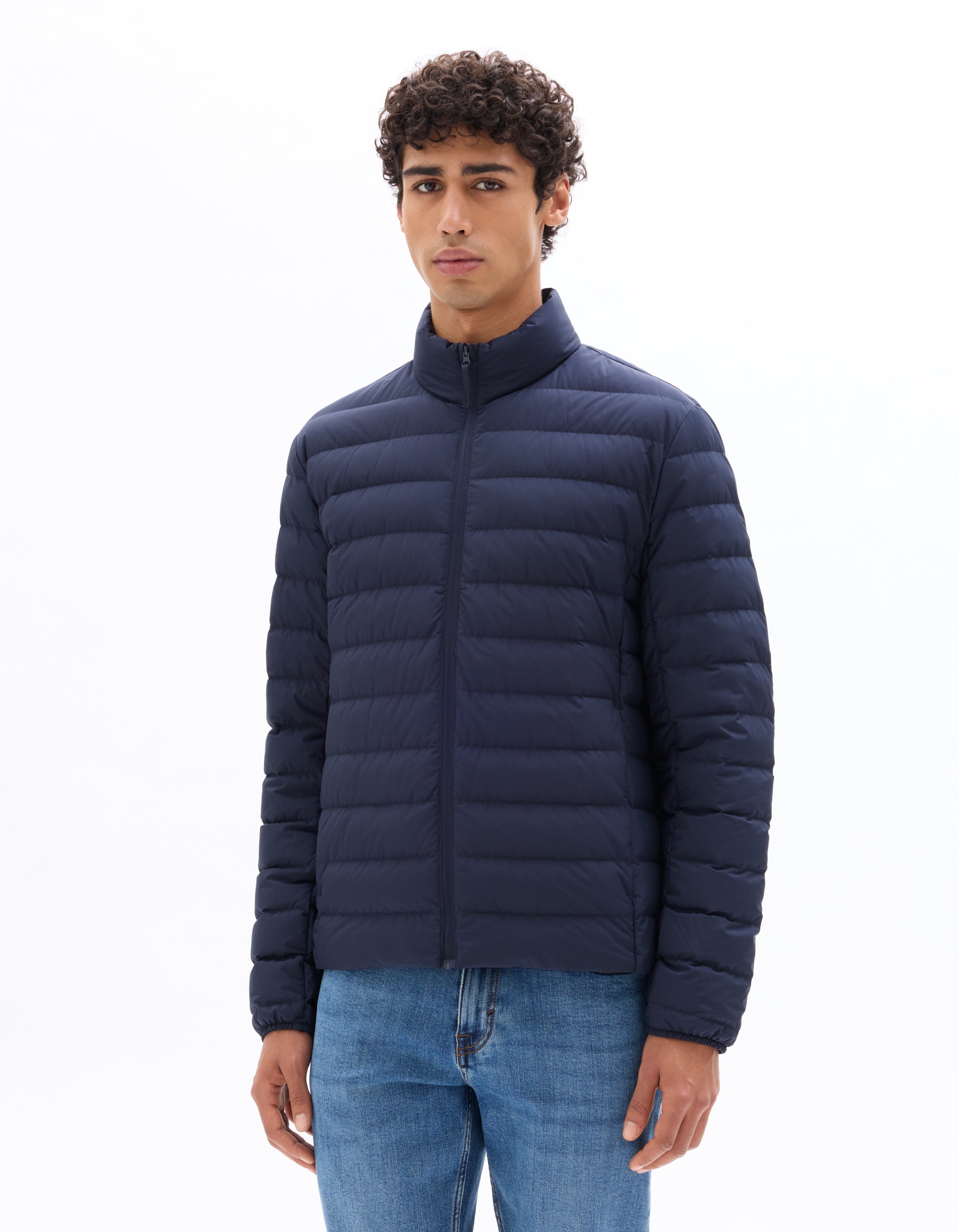 Navy Puffy Jacket - Celio Lebanon