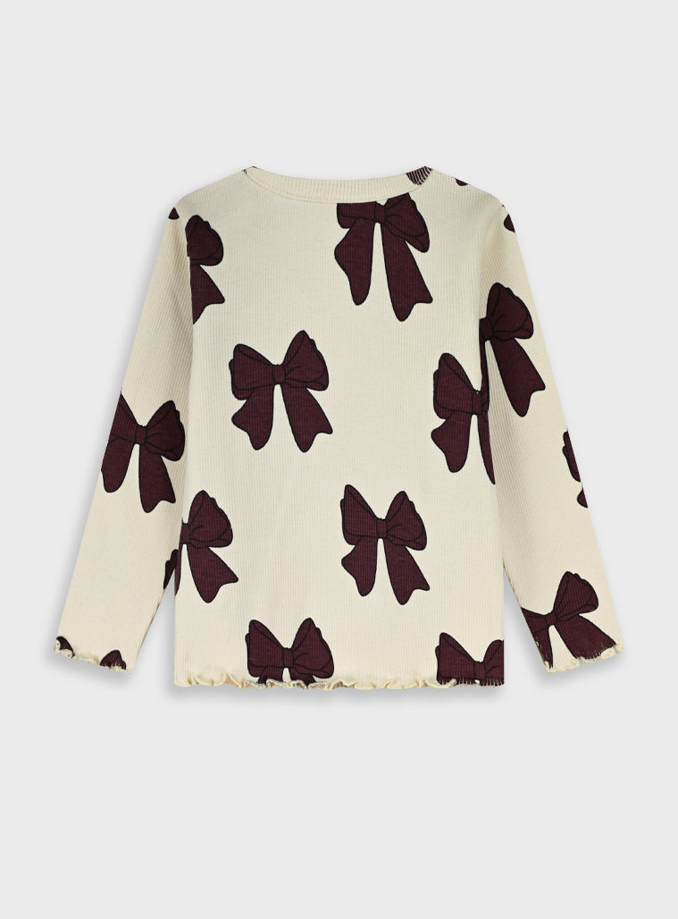 Cotton Girl Blouse - Powder