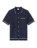 Celio Cotton Short-Sleeved Polo - Navy