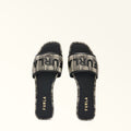 Furla Brezza Sandal T.10 in Black - Shoes 