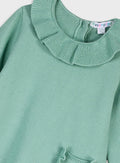  Green Infant'S Dress For Girl