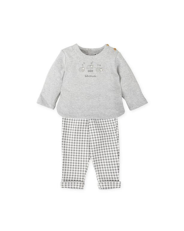 Grey Set Top & Bottom for Kids