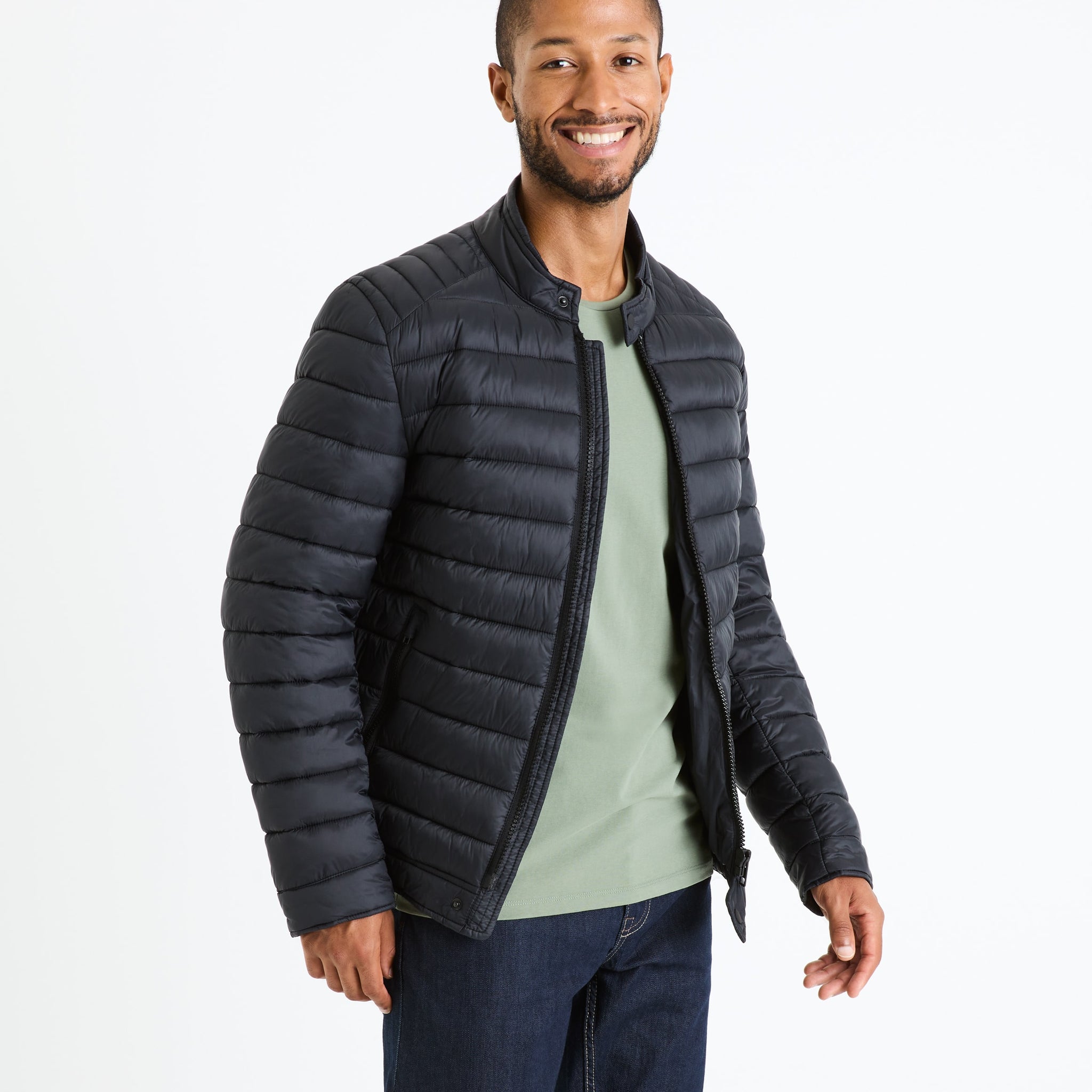 FUBLACK BLACK PUFFY - Celio lebanon