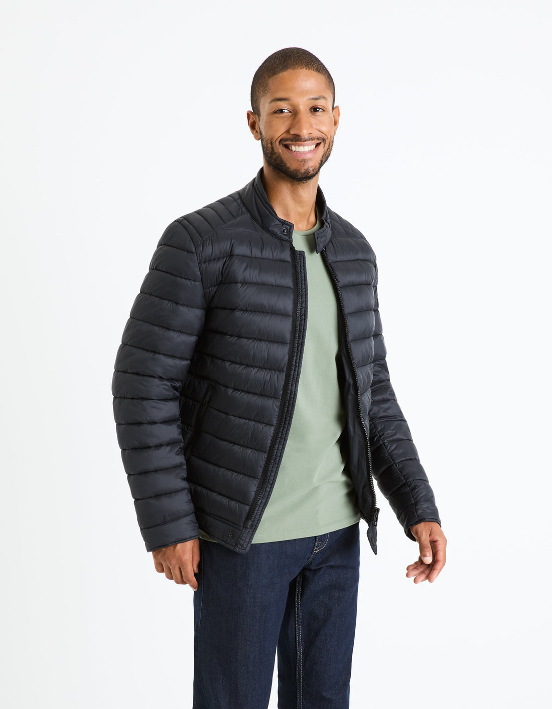 FUBLACK BLACK PUFFY - Celio lebanon