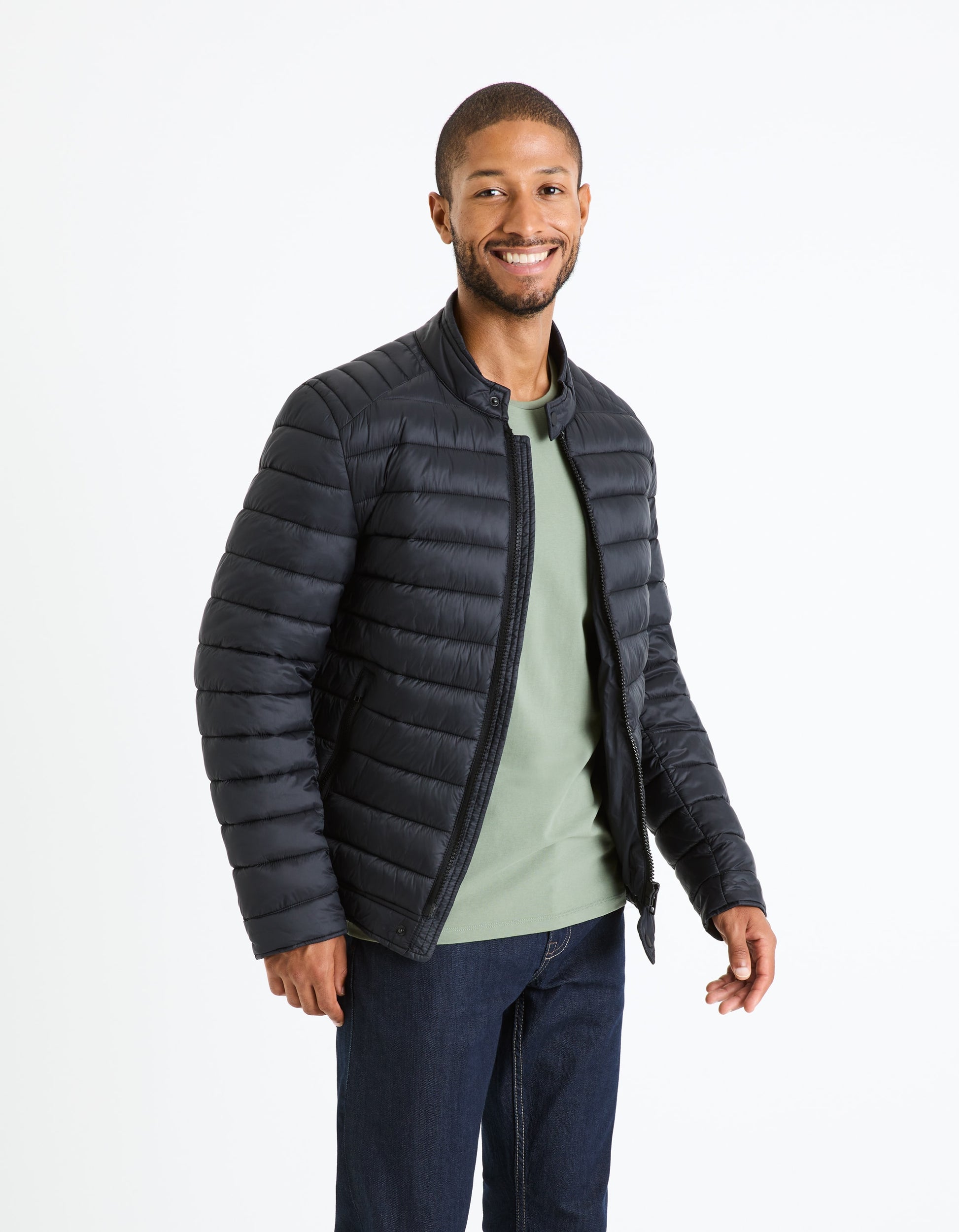 FUBLACK BLACK PUFFY - Celio lebanon
