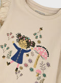 Children's Offwhite Blouse For Girl