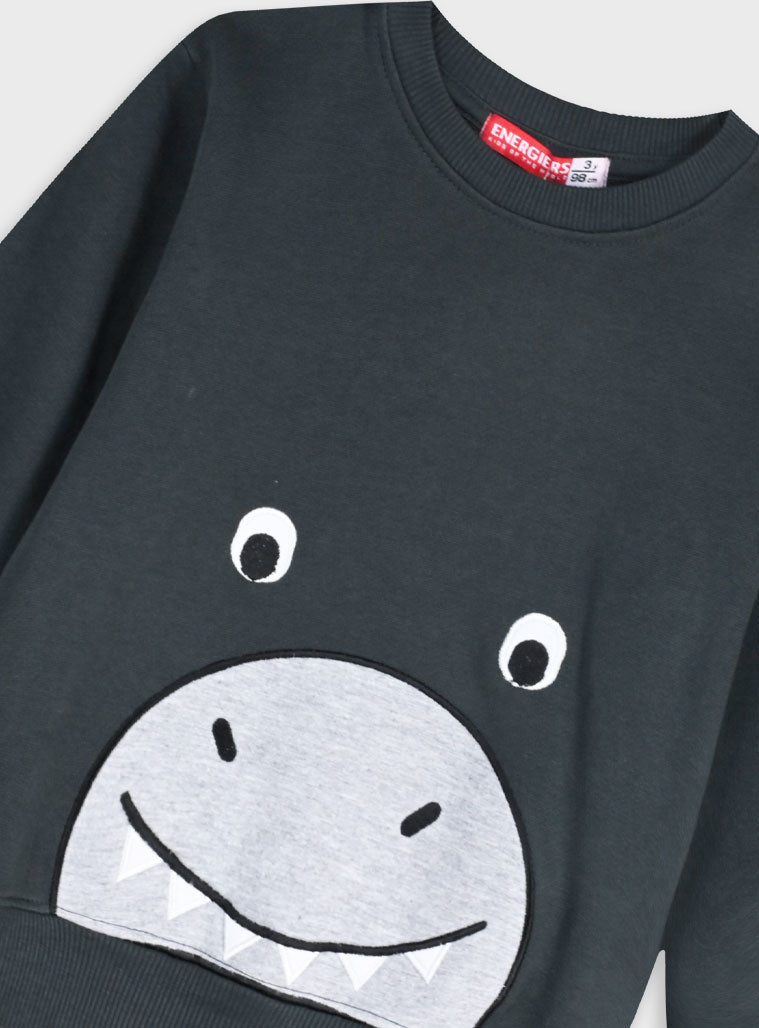 Children's Anthracite Tracksuit For Boy