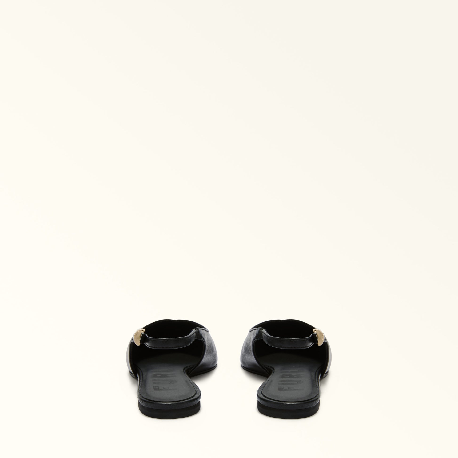 Furla Sfera  Slingback Ballerina T.10 in Black - Shoes 