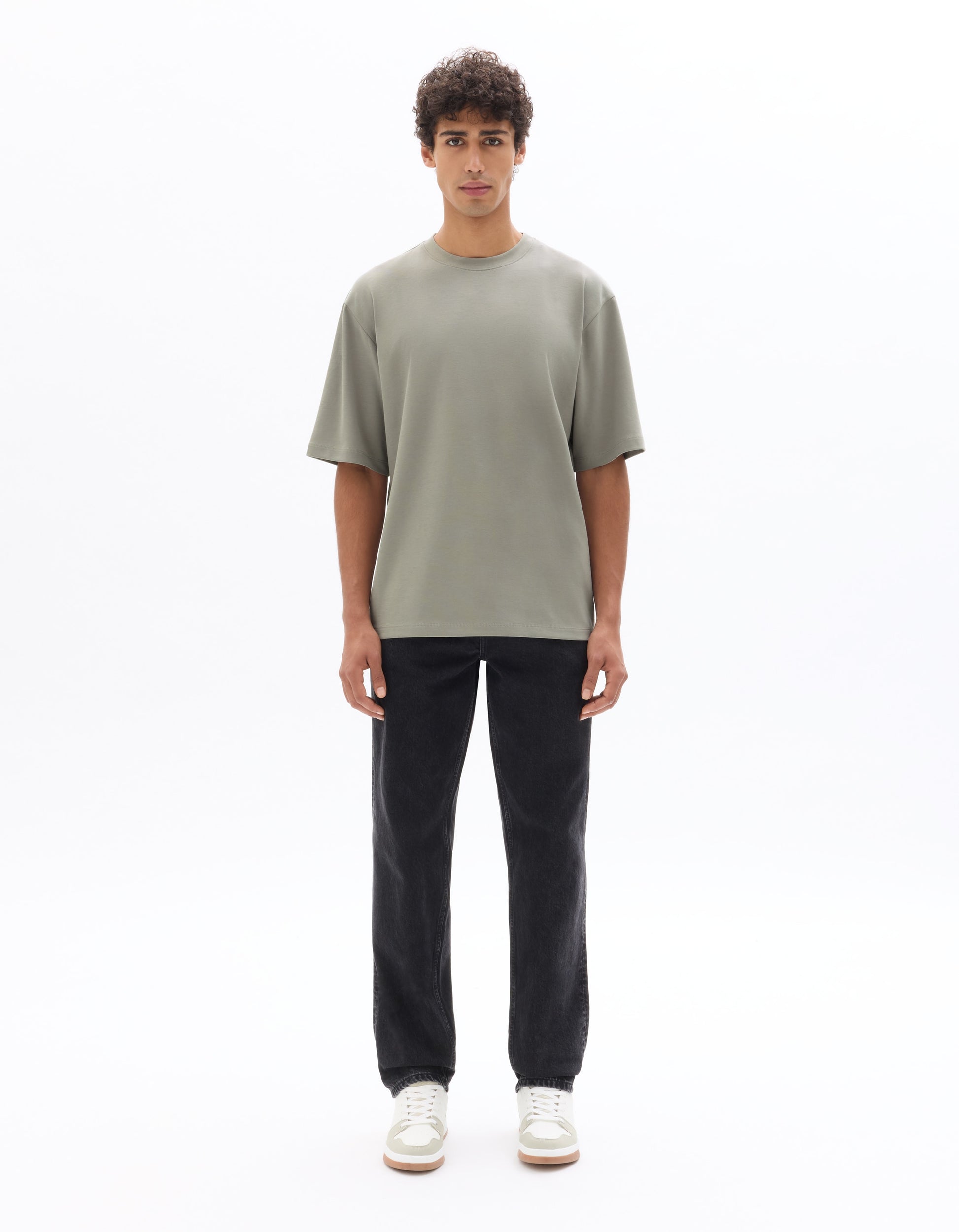 Celio Oversized round neck T-shirt - Grey