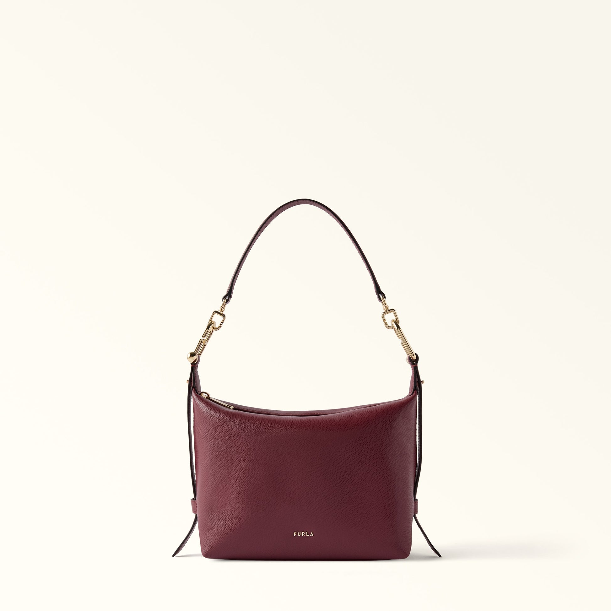 Furla Tonie Mini Hobo in Red - Bags 