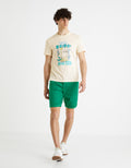 FEHUNGRY OFF WHITE SS TSHIRT - Celio lebanon