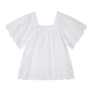 White  Top for Girls