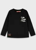 Cotton Boy Blouse - Black