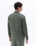 Celio Regular Fit 100% Linen Shirt - Green