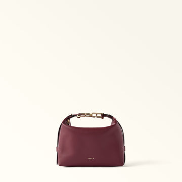 Furla Tonie Mini Hobo in Red - Bags 
