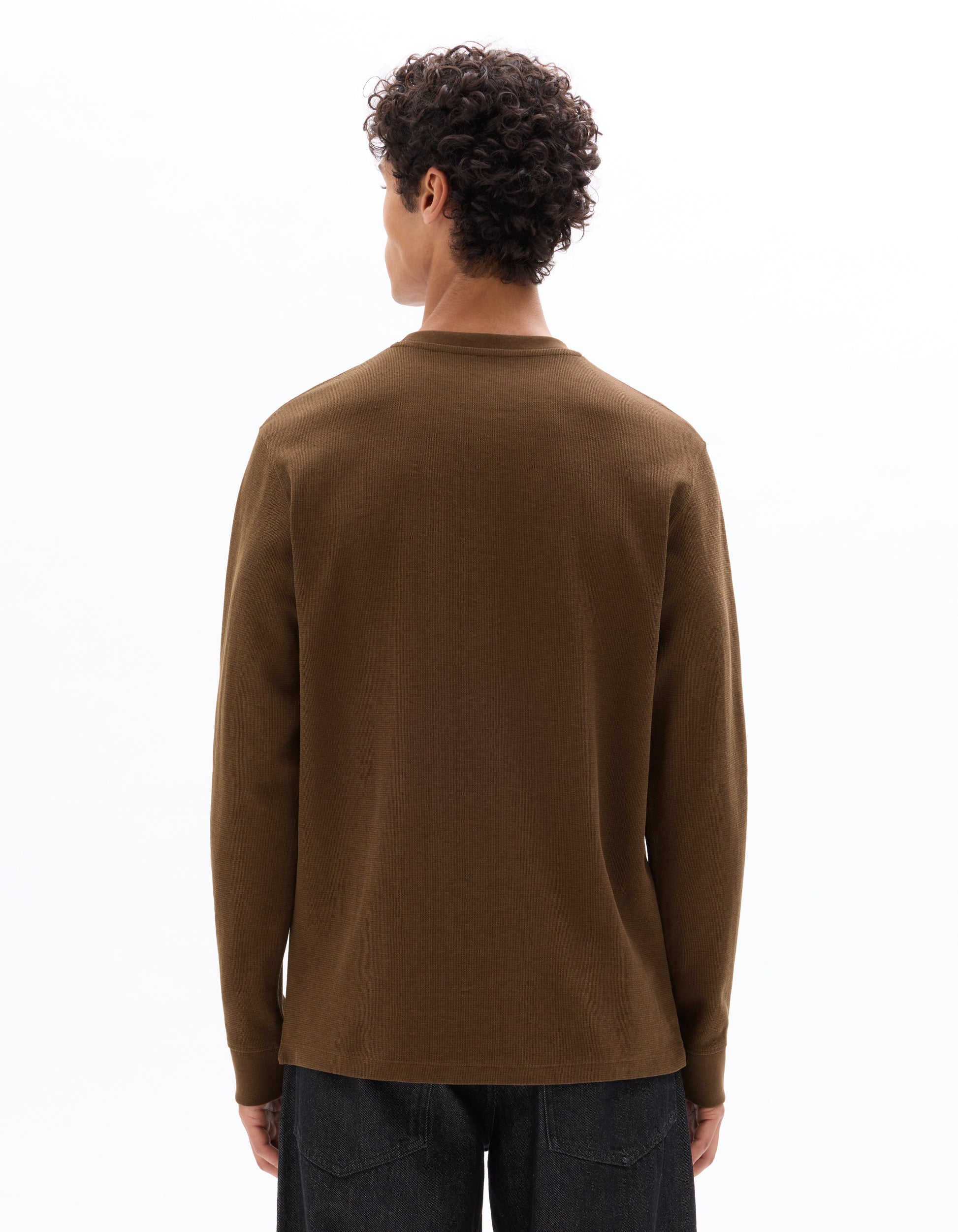 Cafe Au Lait Long Sleeves Tshirt - Celio Lebanon