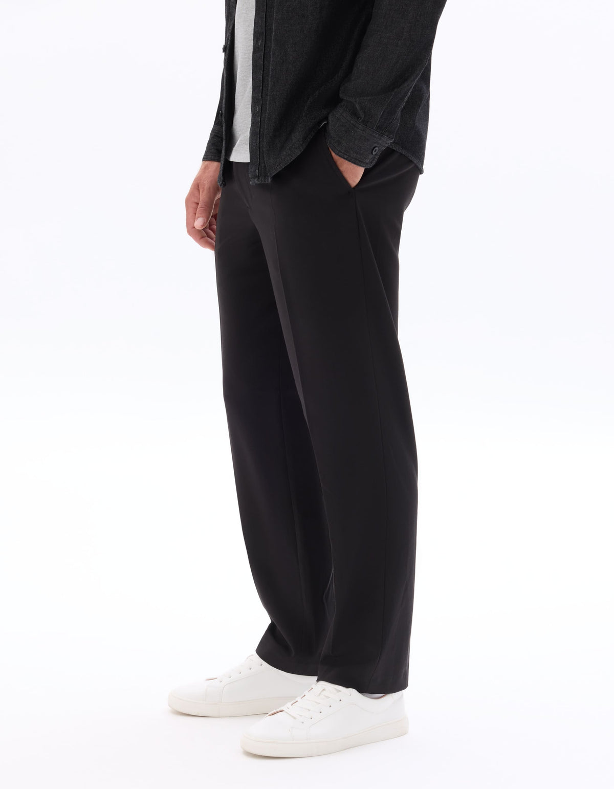 Celio 24H loose stretch trousers - Black