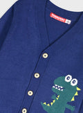 Children's Blue Cardigan For Boy