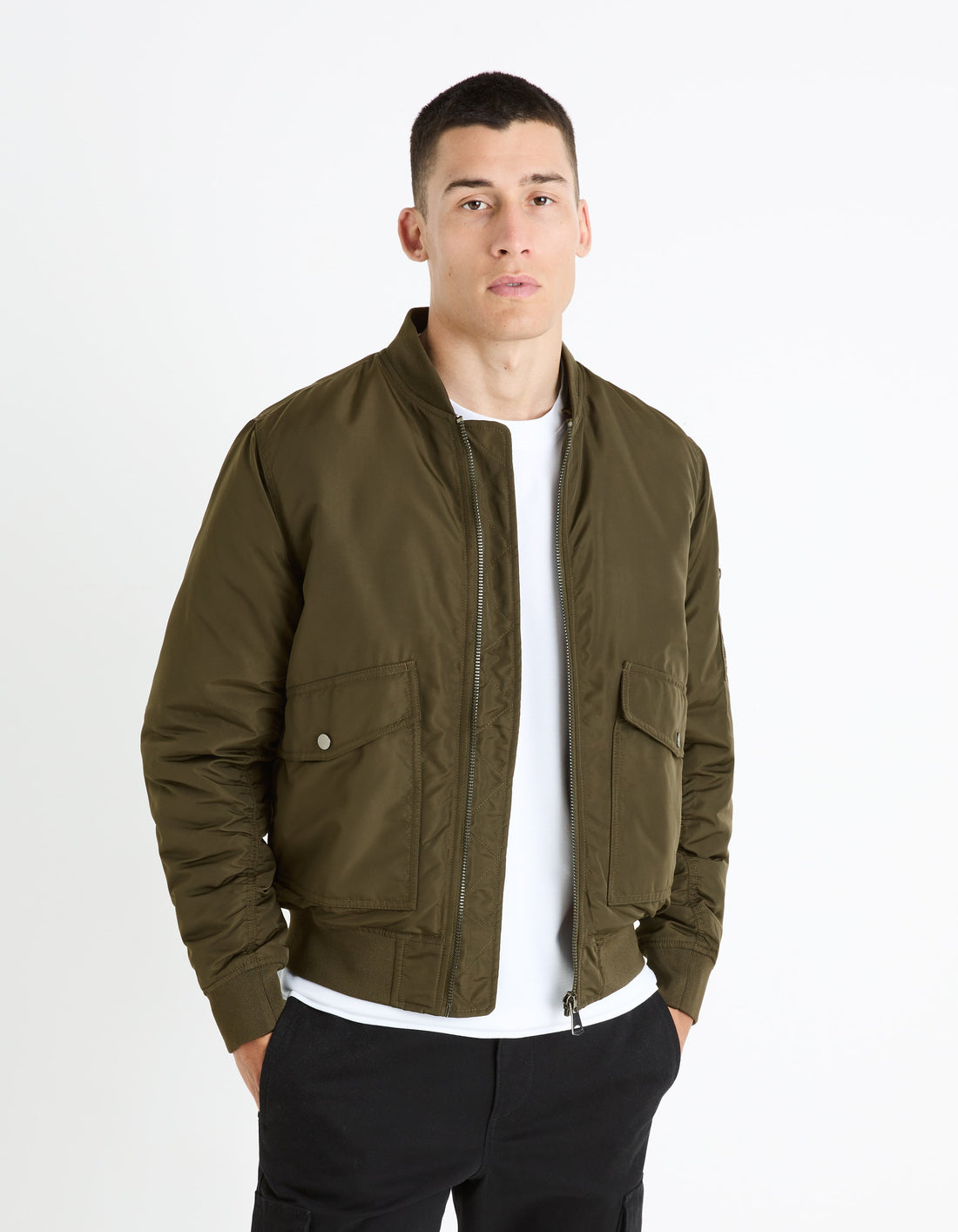 FUJAMESHOO KHAKI JACKET - Celio lebanon