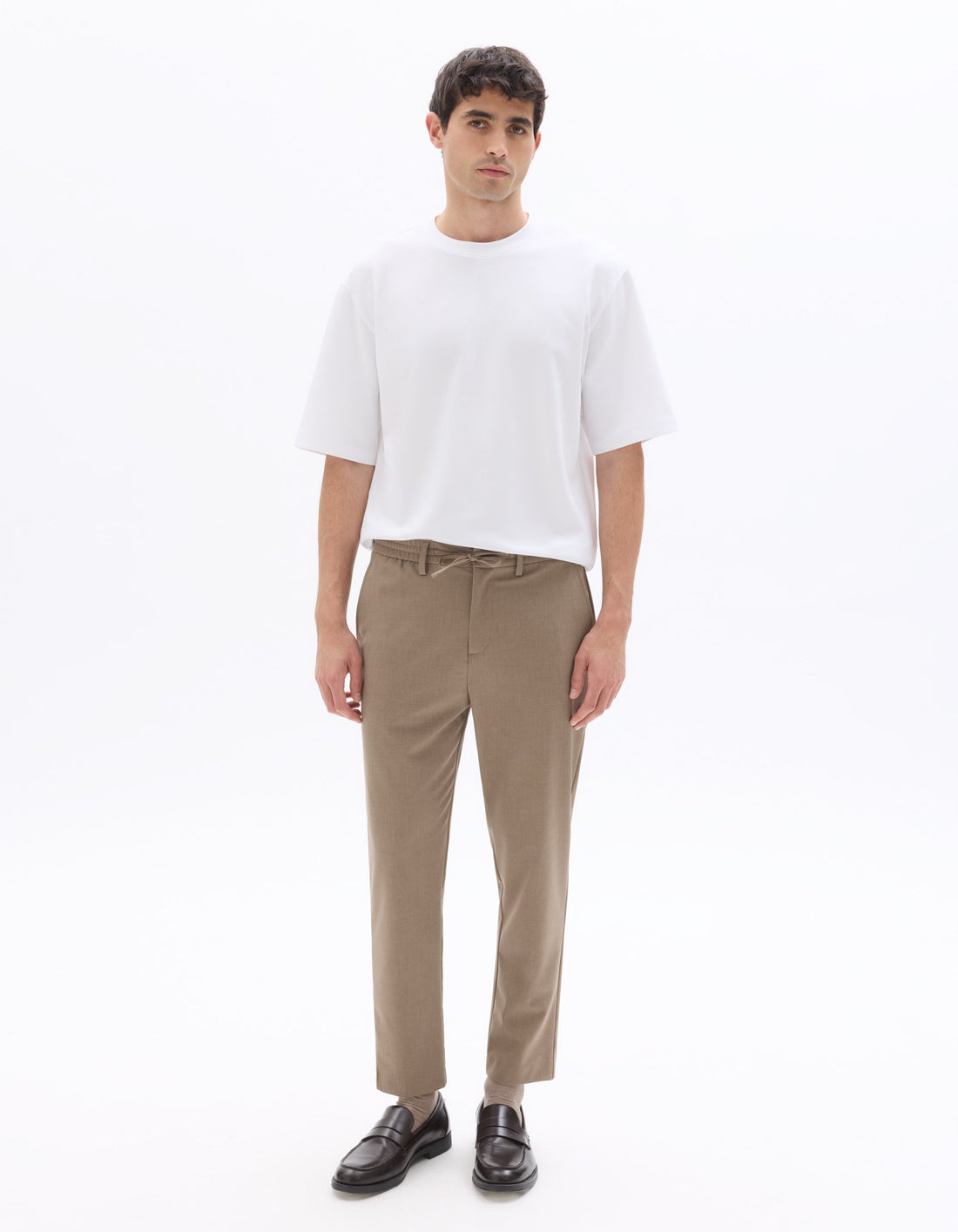 All-Day Slim Fit Stretch 7/8 Length Pants Celio