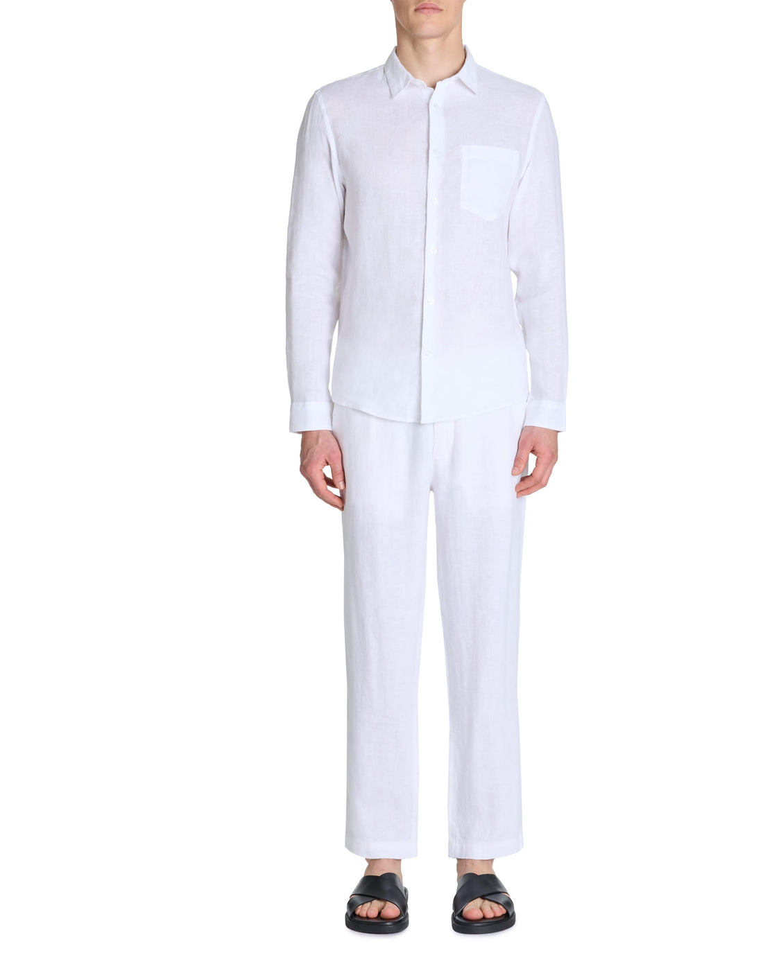 white Long sleeves Shirt