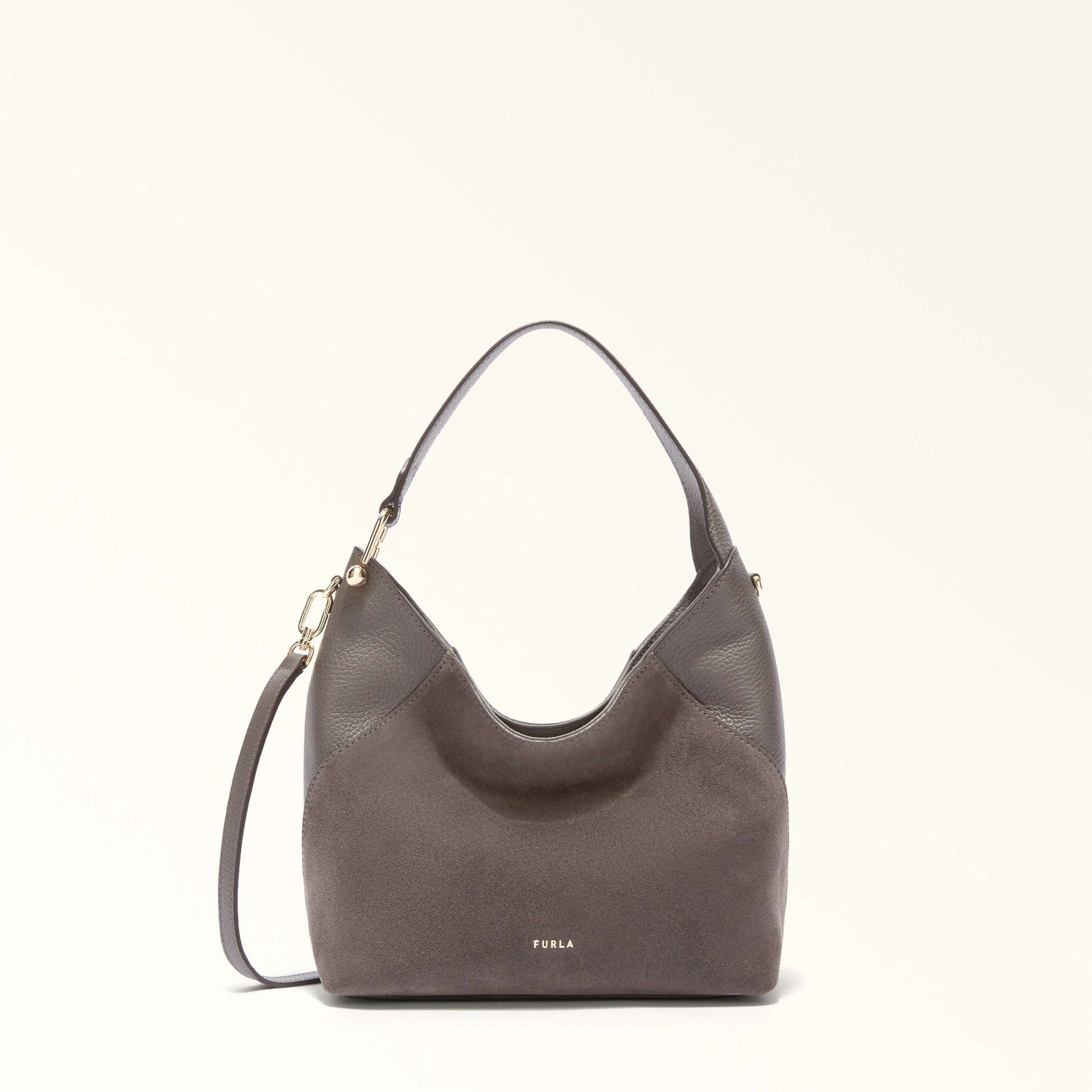 Furla Lara S Hobo Bag In Leather