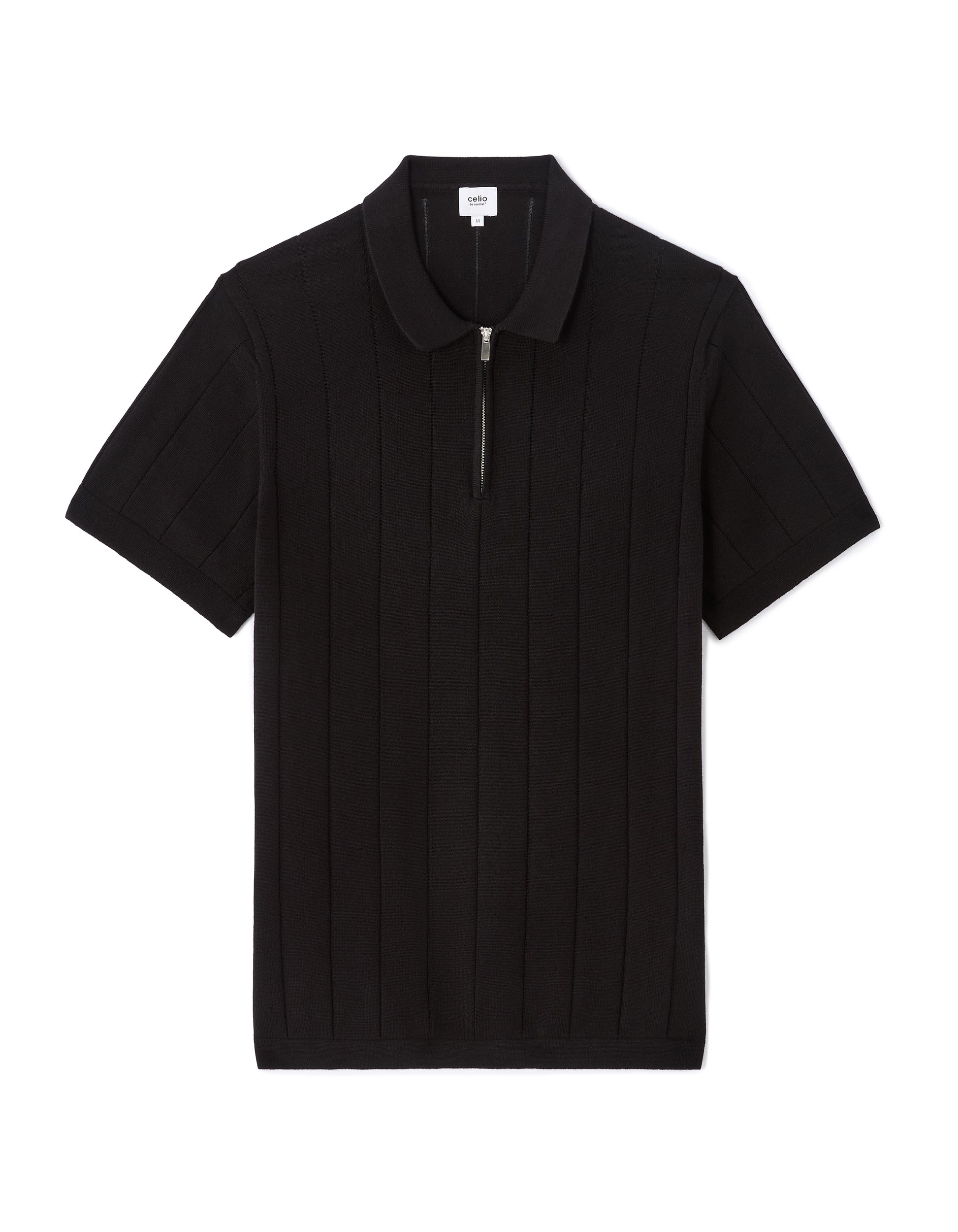 Black Short Sleeves Polo - Celio Lebanon