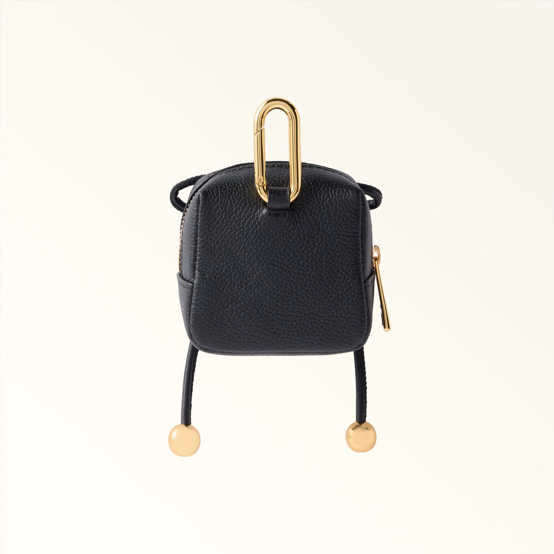 Furla Poppy Ribbon Case Charm in Black - Charms 