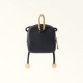 Furla Poppy Ribbon Case Charm in Black - Charms 