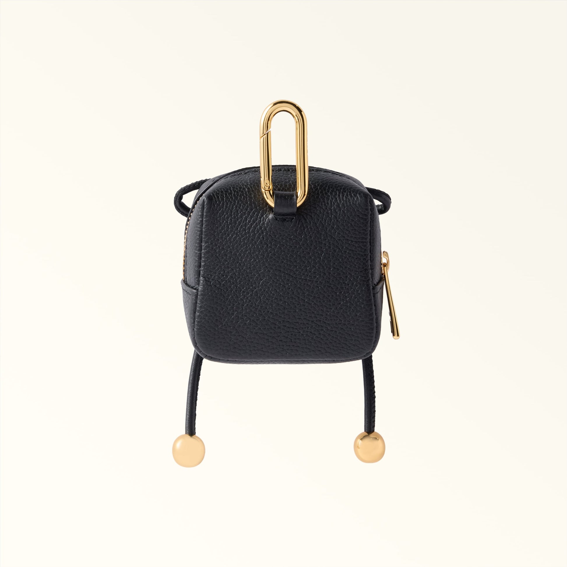 Furla Poppy Ribbon Case Charm in Black - Charms 
