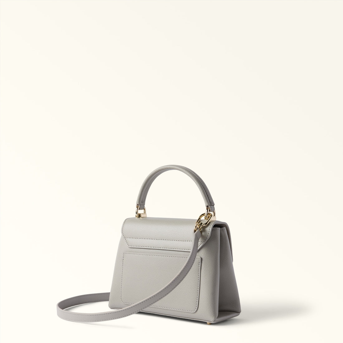 Furla 1927 Mini Top Handle in Grey - Bags 