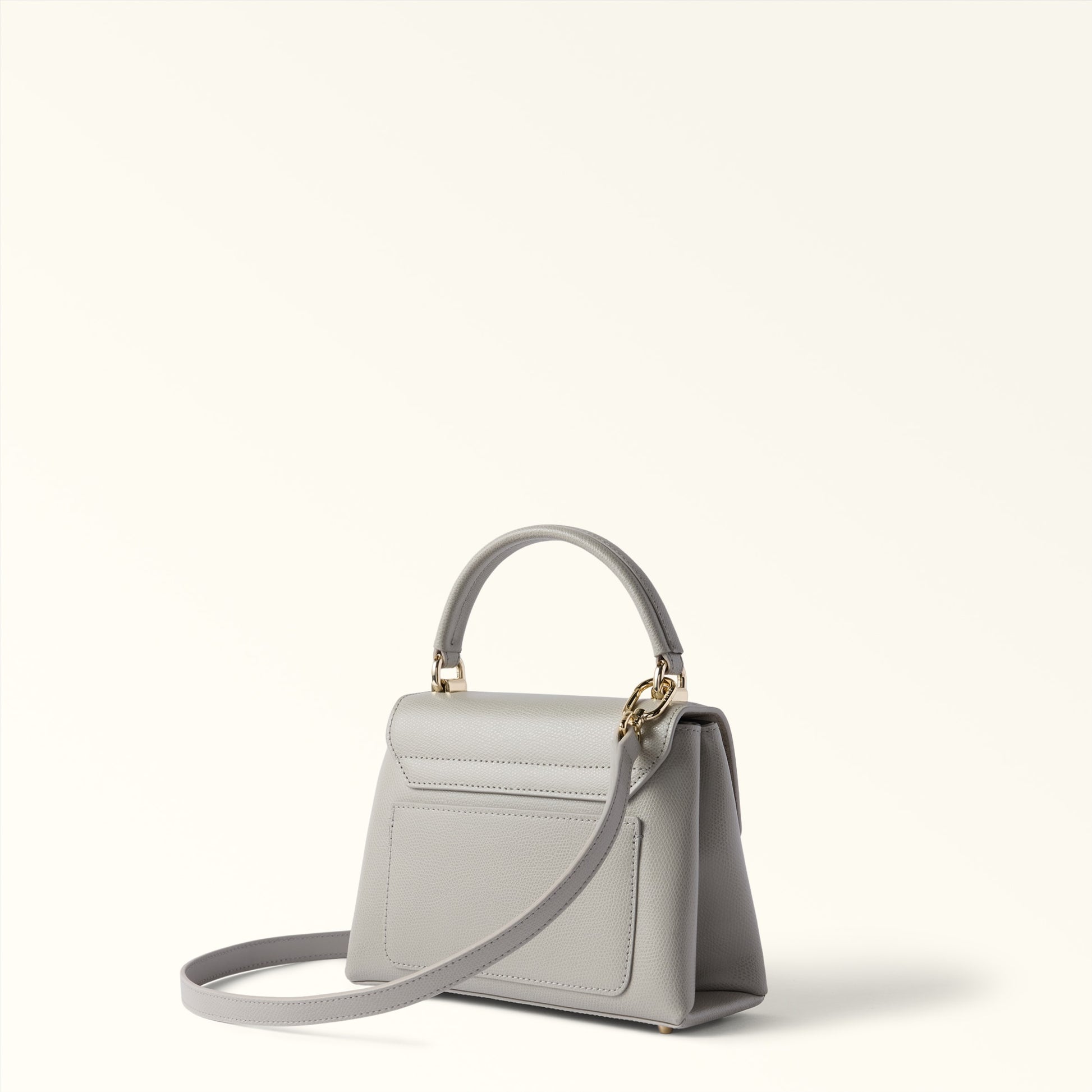 Furla 1927 Mini Top Handle in Grey - Bags 