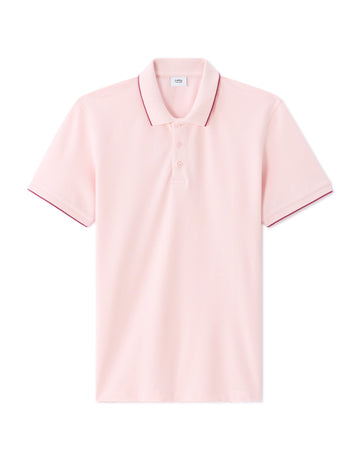 Light Pink Short Sleeves Polo - Celio Lebanon