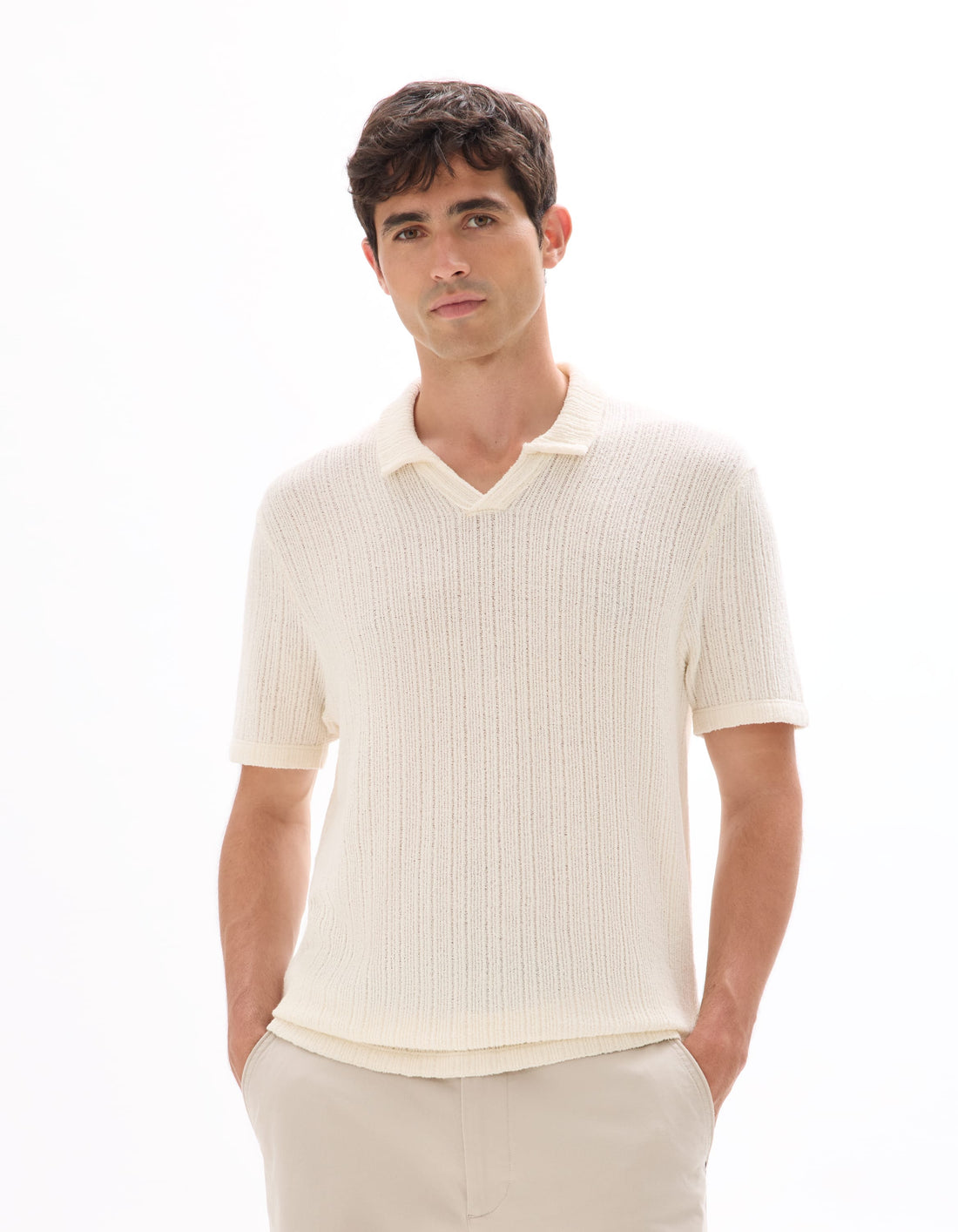 ecru Short sleeves Polo