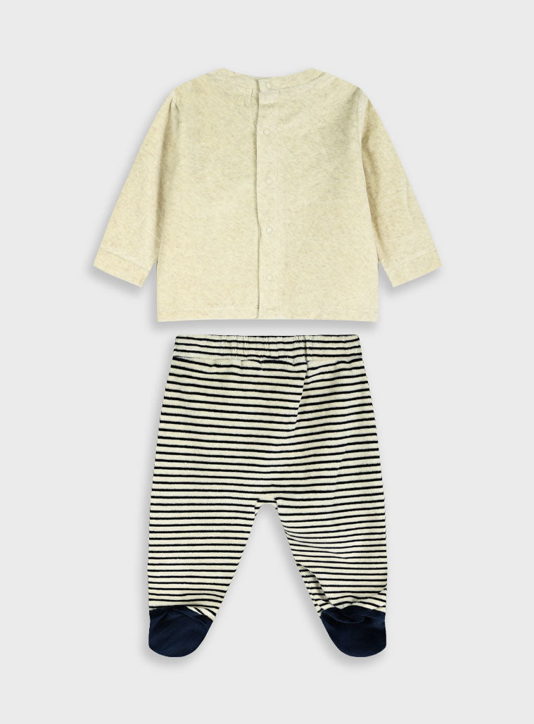 INFANT'S SET(BLOUSE,TROUSERS)
